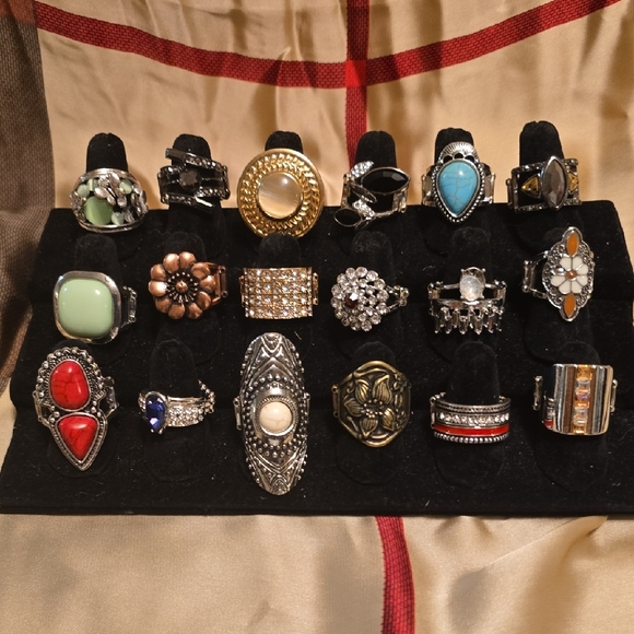 Paparazzi Assorted Colorful Rings Collection 2 For $10 - Picture 5 of 5